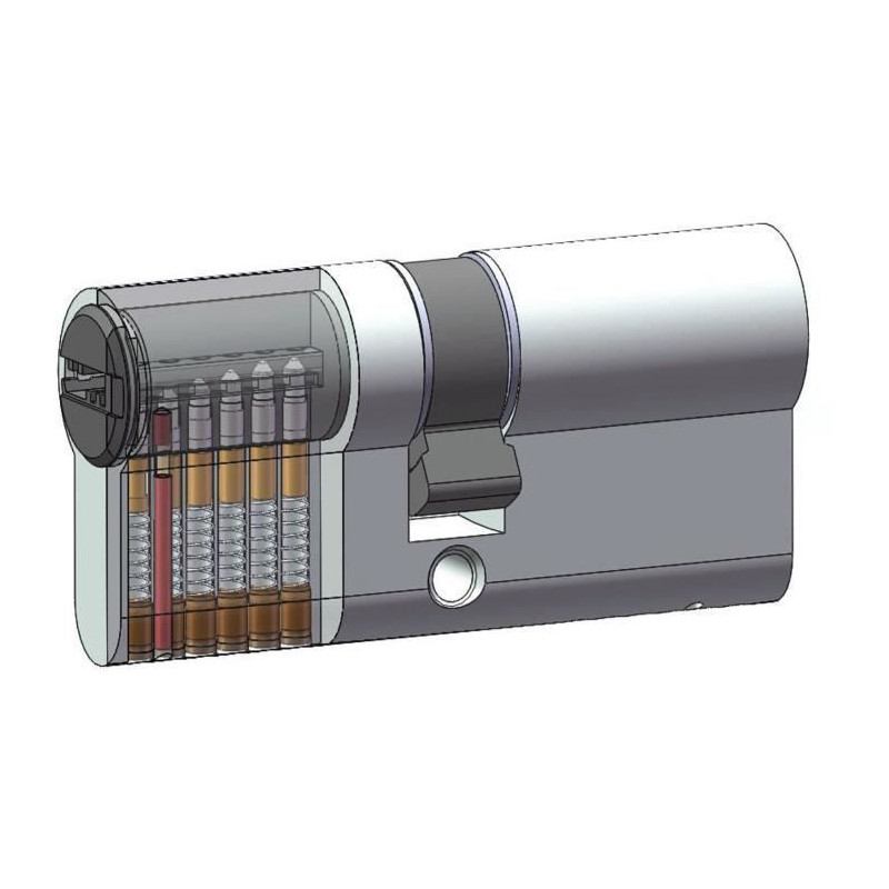 YALE Releasable Lock Cylinder - For Exterior / Entrance Door - 6 Pins