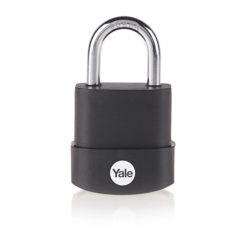 YALE High security laminated steel padlock 45 mm thermoplastic protect
