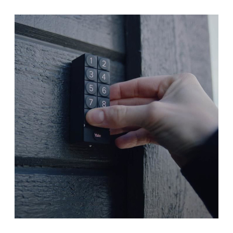 YALE SMART KEYPAD - BLACK - Code keypad compatible with Linus and with
