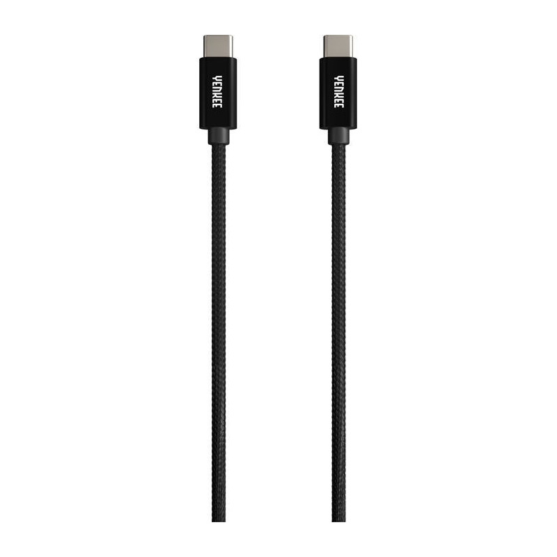 0.2m USB-C Cable - YENKEE - YCU C02 BK