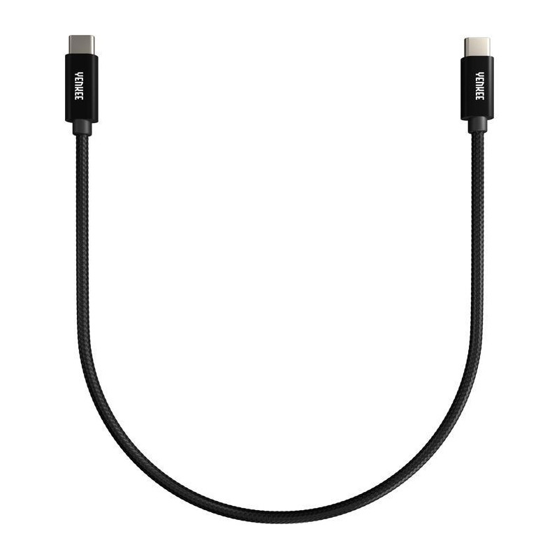 0.2m USB-C Cable - YENKEE - YCU C02 BK