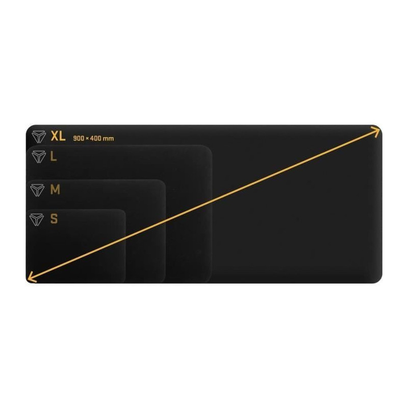 Gaming mouse pad - SPEED TOP XL - YENKEE - YPM 90