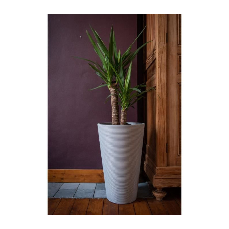 Tall flower pot - GARDEN ID - Green Care Sense Tall Taupe - 55 cm - 10