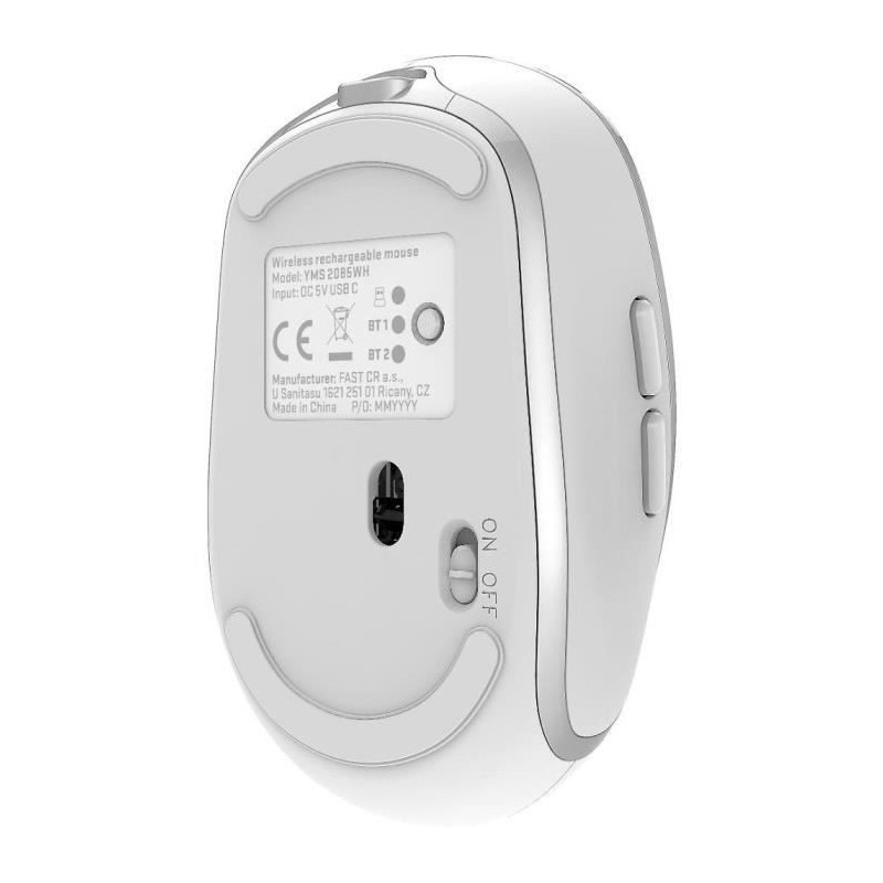 Rechargeable Wireless Mouse - NOBLE - YENKEE - YMS 2085WE