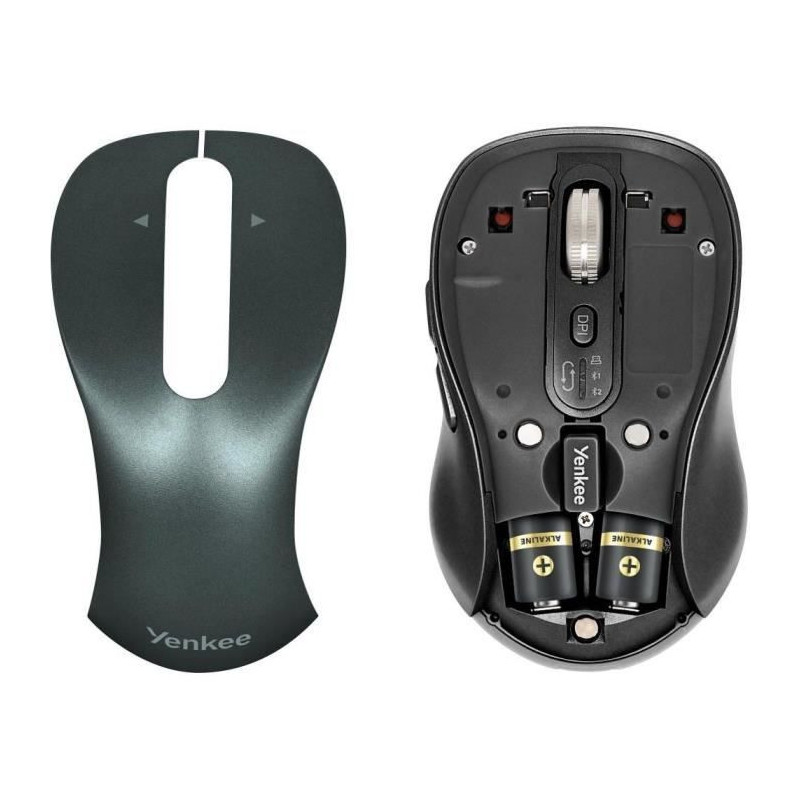 Rechargeable wireless mouse - Gyro - YENKEE - YMS 2010BK