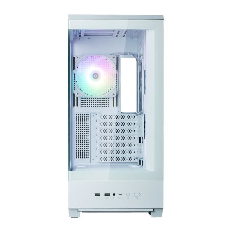 PC case - ZALMAN - P50 DS - Mid tower - ATX - White - 4 A-RGB fans - U