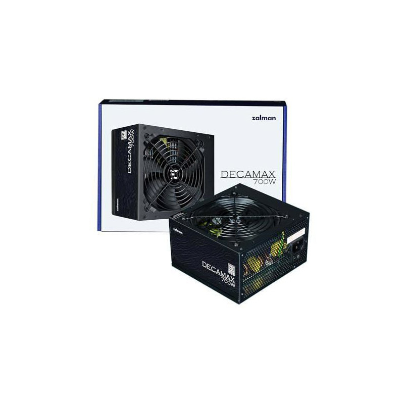 PC Power Supply - ZALMAN - DecaMax 700W - 80Plus - Non-Modular - 120mm