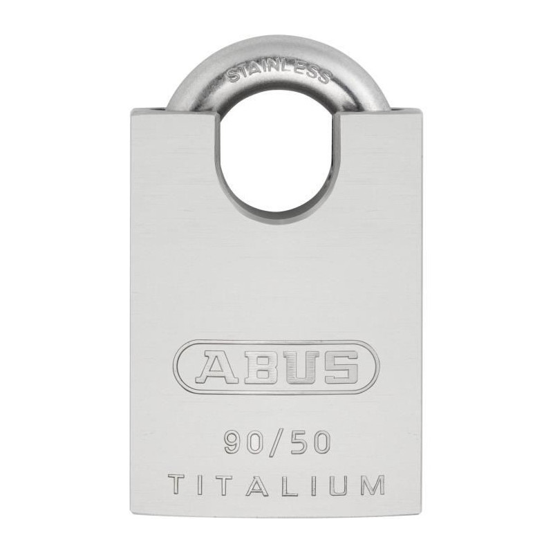 Special aluminium padlock - ABUS - 90RK/50 - Protected shackle - Inter