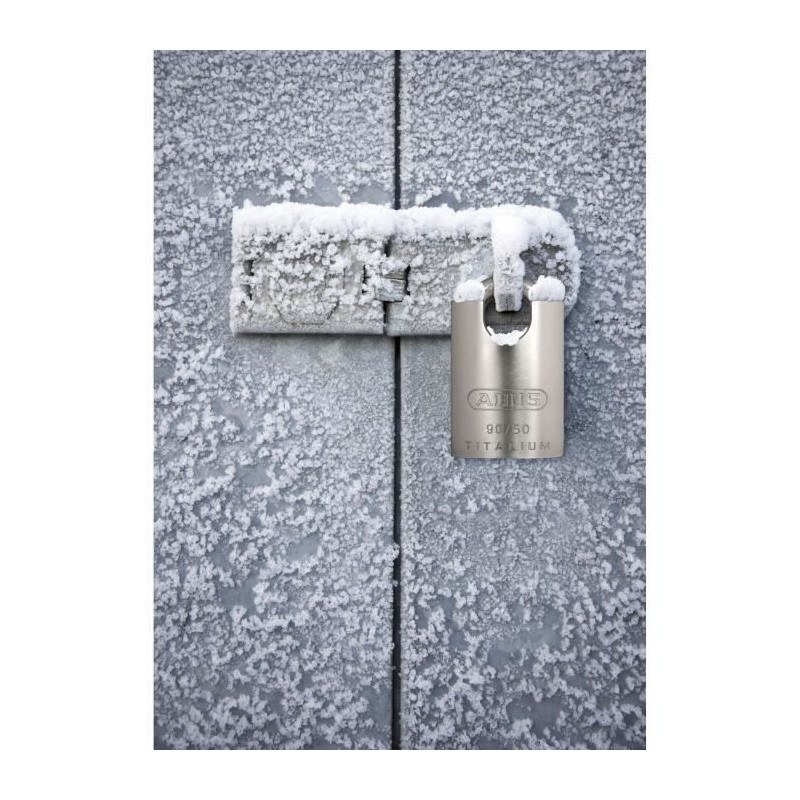 Special aluminium padlock - ABUS - 90RK/50 - Protected shackle - Inter