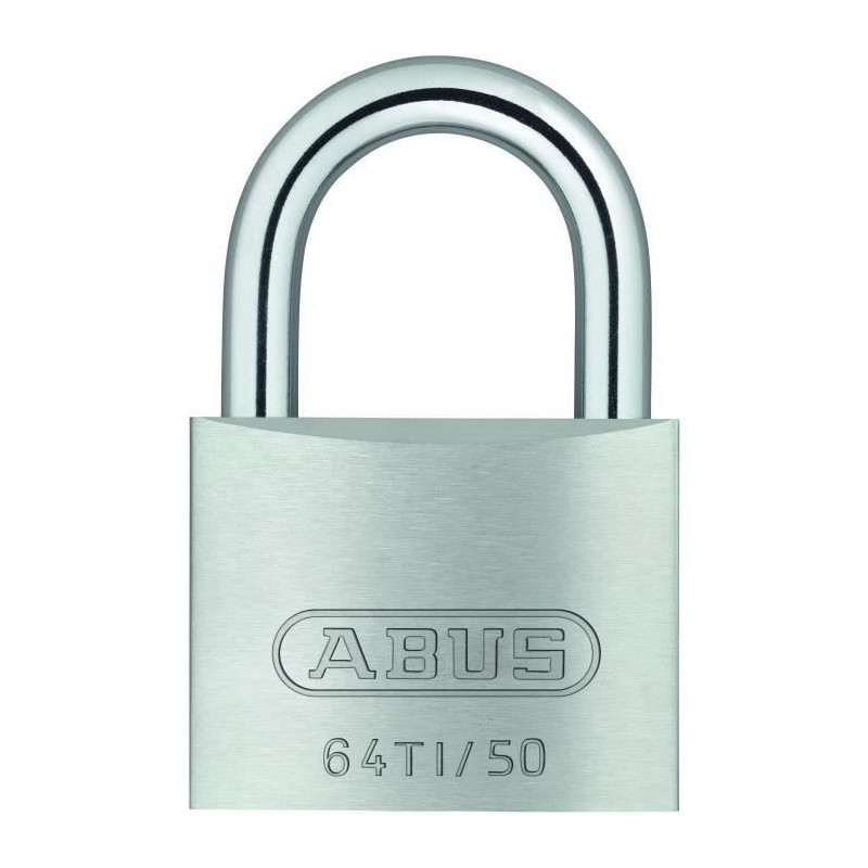 Padlock - ABUS - 64TI/50 Titalium - Aluminum body - Paracentric key -