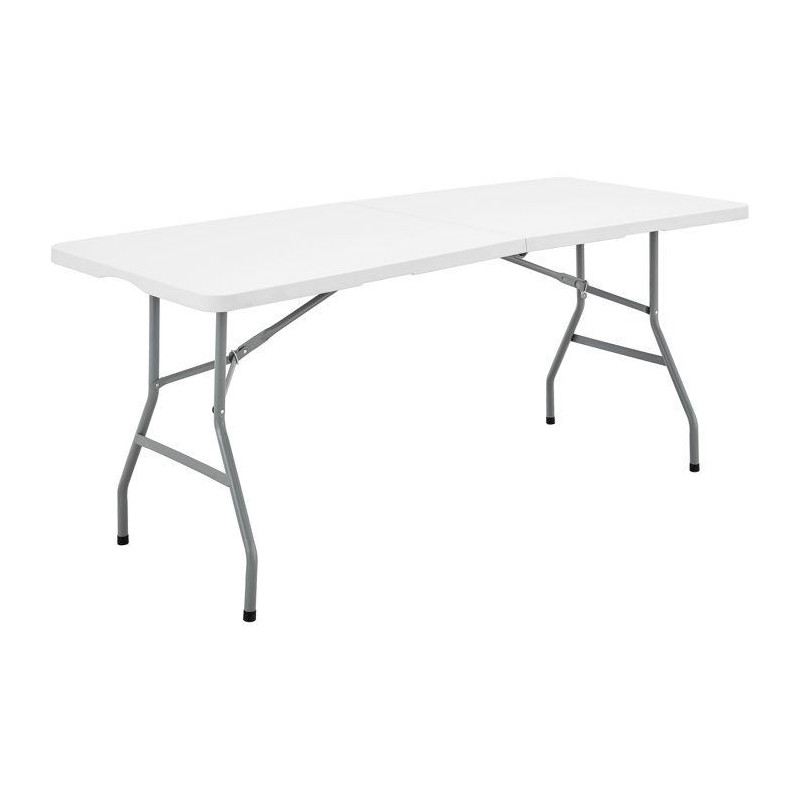 Folding table - 180 cm - 8 people - plastic
