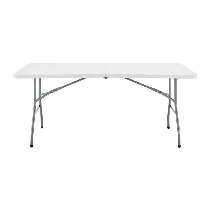 Folding table - 180 cm - 8 people - plastic