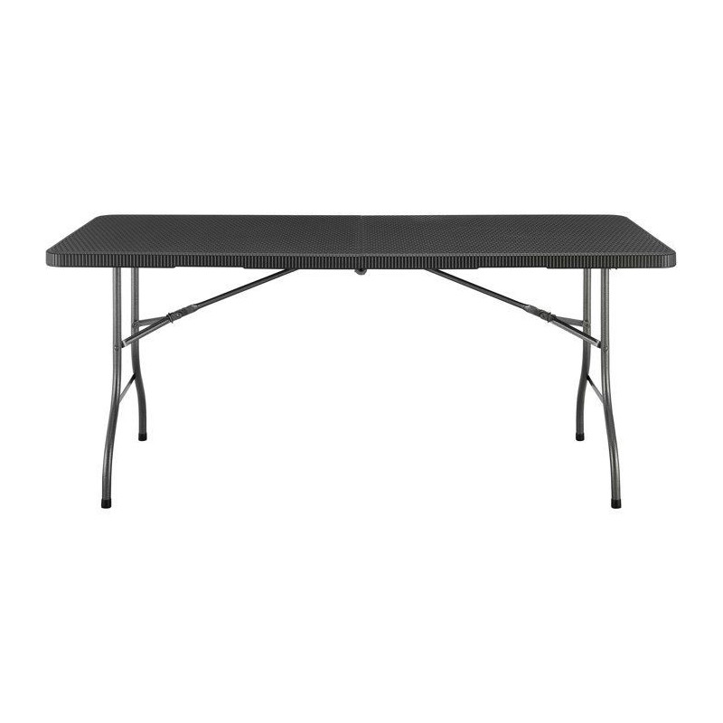Folding reception table 8 people 180x74 x73.5cm - Steel structure and