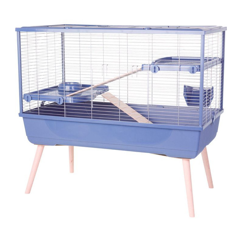 Raised rodent cage - Zolux - Néolife - 2 levels for rabbits - 99 x 54