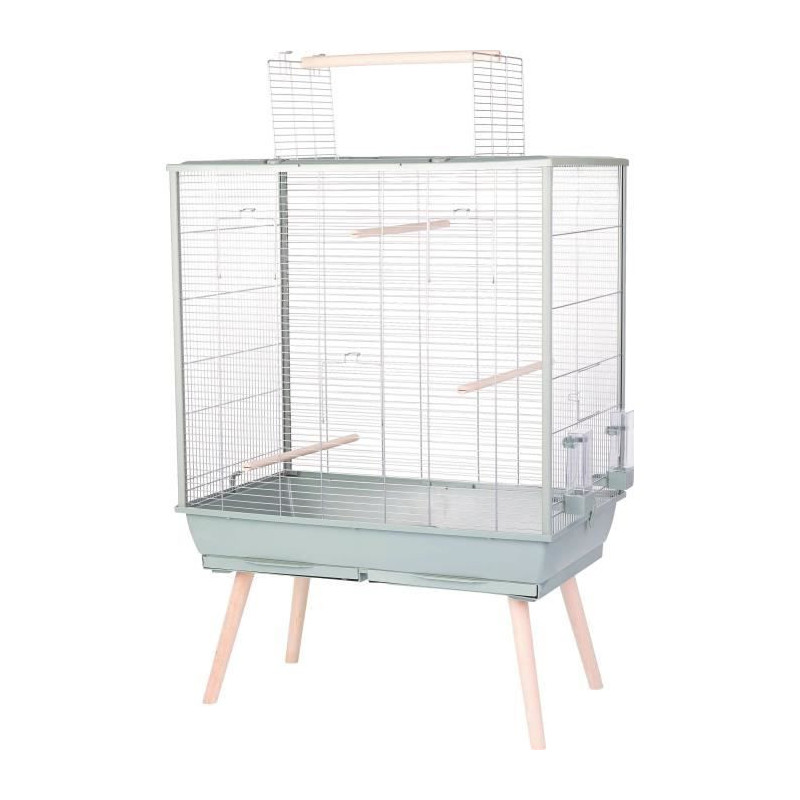 Raised Bird Cage - Zolux - Néolife - For Parakeet, Cockatiel, Canary