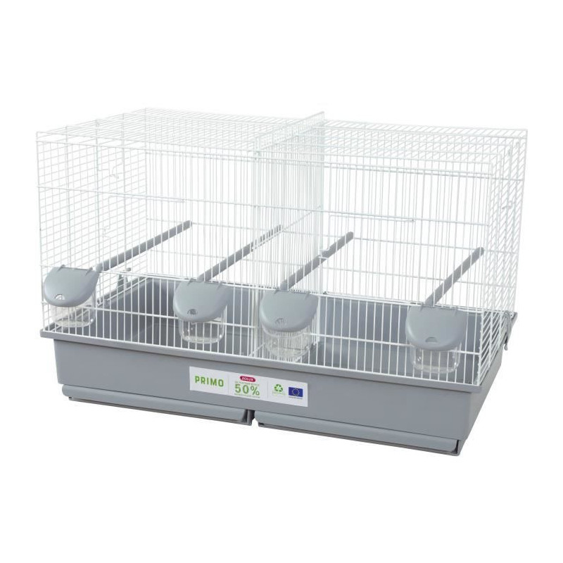 Primo eco-friendly plastic cage for domestic birds 69 x 39 x 44.5 cm