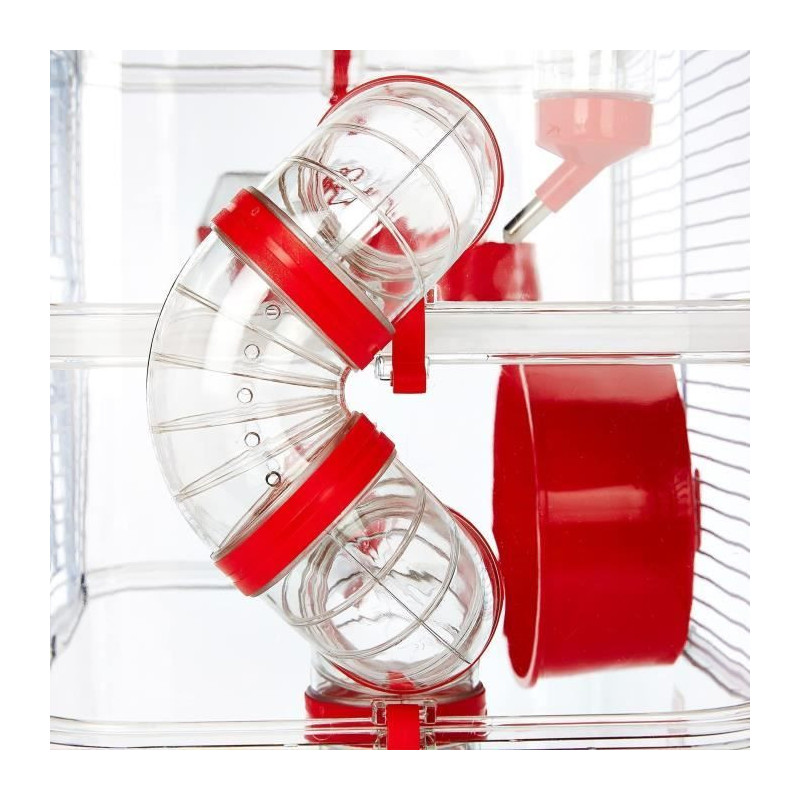 Zolux cage on 2 floors for hamsters, mouse and gerbilles - rudy3 duo -