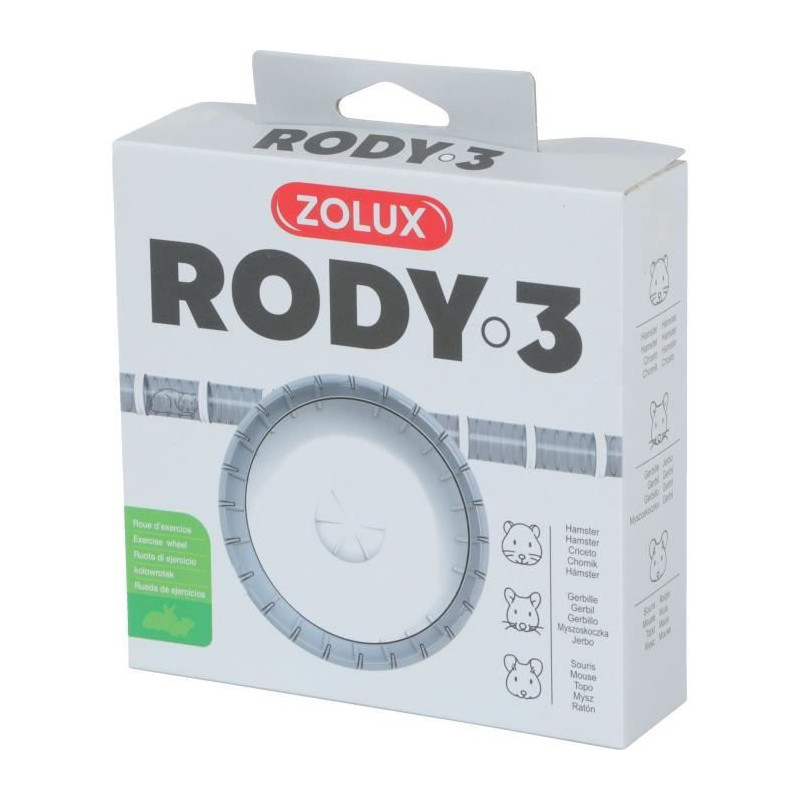 ZOLUX Silent exercise wheel for small rodents suitable for Rody3 cages