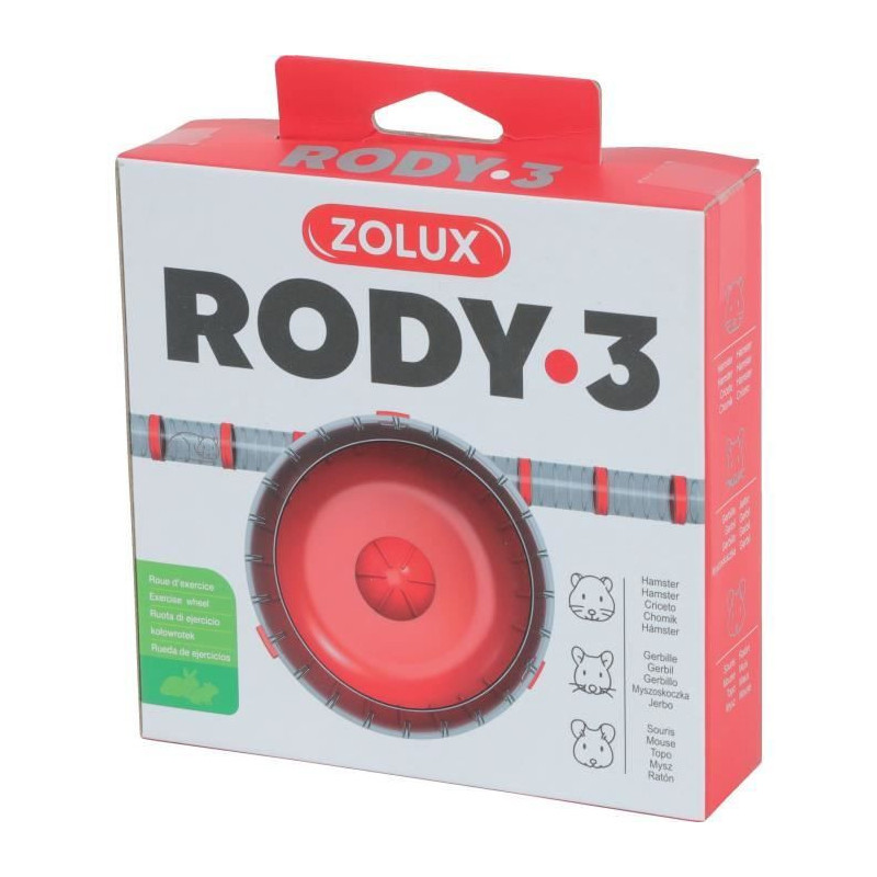 ZOLUX Silent exercise wheel for small rodents suitable for Rody3 - Rod