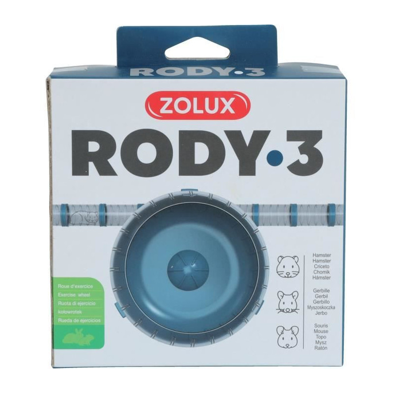 ZOLUX Silent exercise wheel for small rodents suitable for Rody3 cages