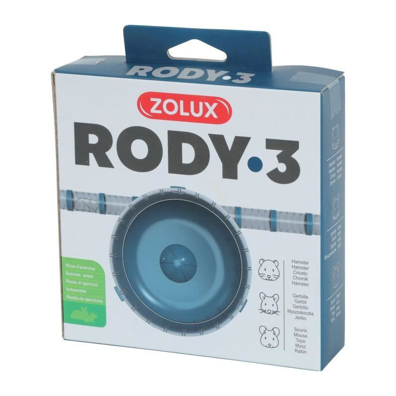 ZOLUX Silent exercise wheel for small rodents suitable for Rody3 cages
