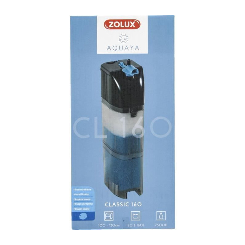 Internal filter - Zolux - Classic - For aquariums from 120 to 160 L -