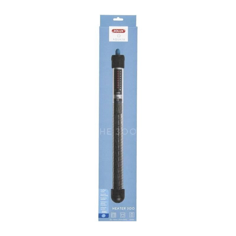 Aquarium heater - ZOLUX - 300W - Length 36cm - Cold water fish - Recta