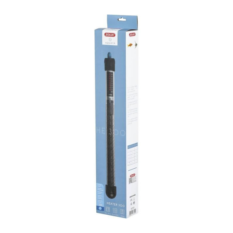 Aquarium heater - ZOLUX - 300W - Length 36cm - Cold water fish - Recta