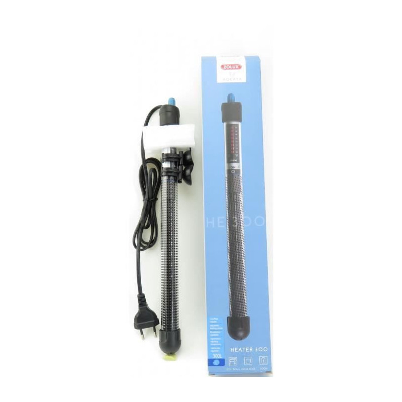Aquarium heater - ZOLUX - 300W - Length 36cm - Cold water fish - Recta