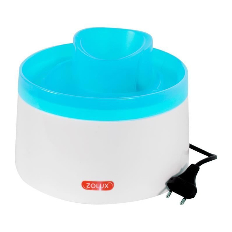 Zolux Water Fountain - For Cats and Dogs - With Filter Cartridge - 2 L