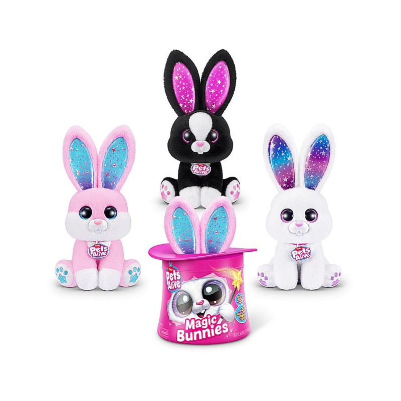 Interactive Game - ZURU - PETS ALIVE Magic Bunnies - 20 Surprises - Li