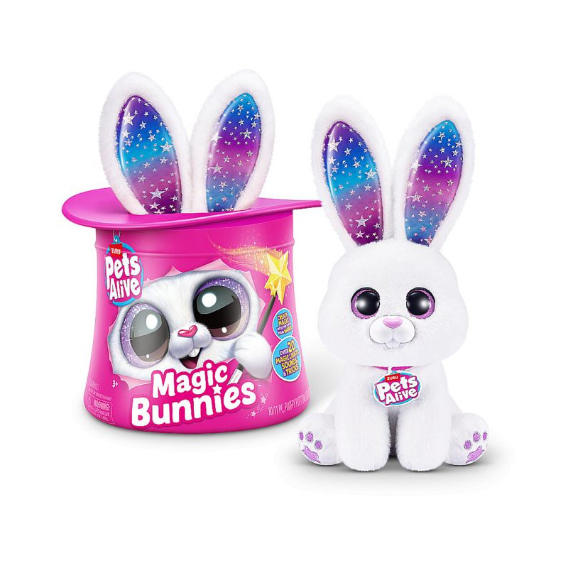 Interactive Game - ZURU - PETS ALIVE Magic Bunnies - 20 Surprises - Li