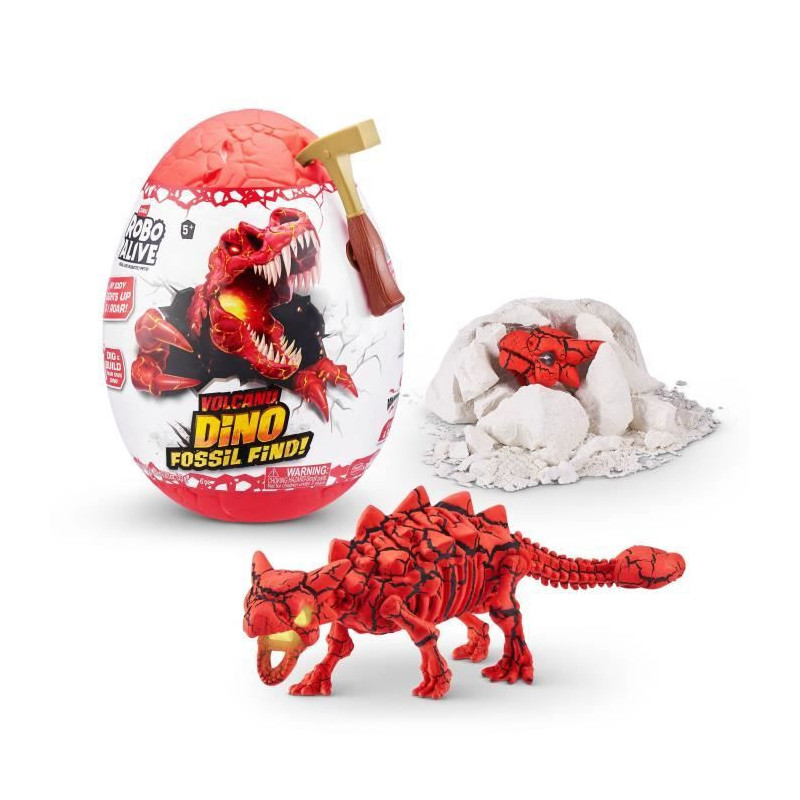 Digging Game - ZURU - ROBO ALIVE Volcano Fossil Find S2 - Dinosaur Fos