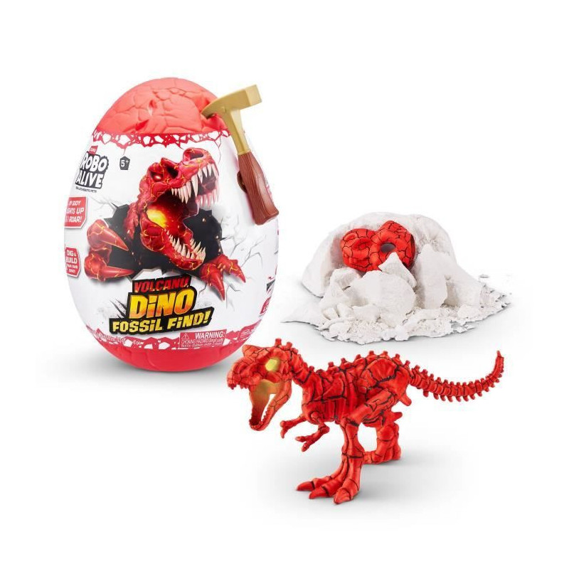 Digging Game - ZURU - ROBO ALIVE Volcano Fossil Find S2 - Dinosaur Fos