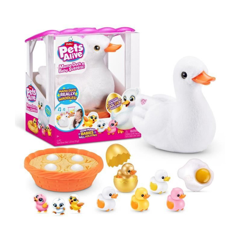 Interactive Toy - ZURU - Mama Duck - Interactive ducklings following t