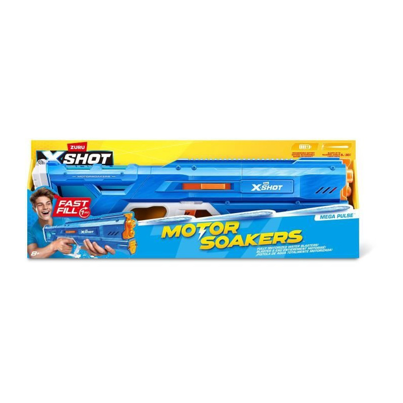Motorized water gun - ZURU - X-SHOT Mega Pulse - Quick filling - Recha