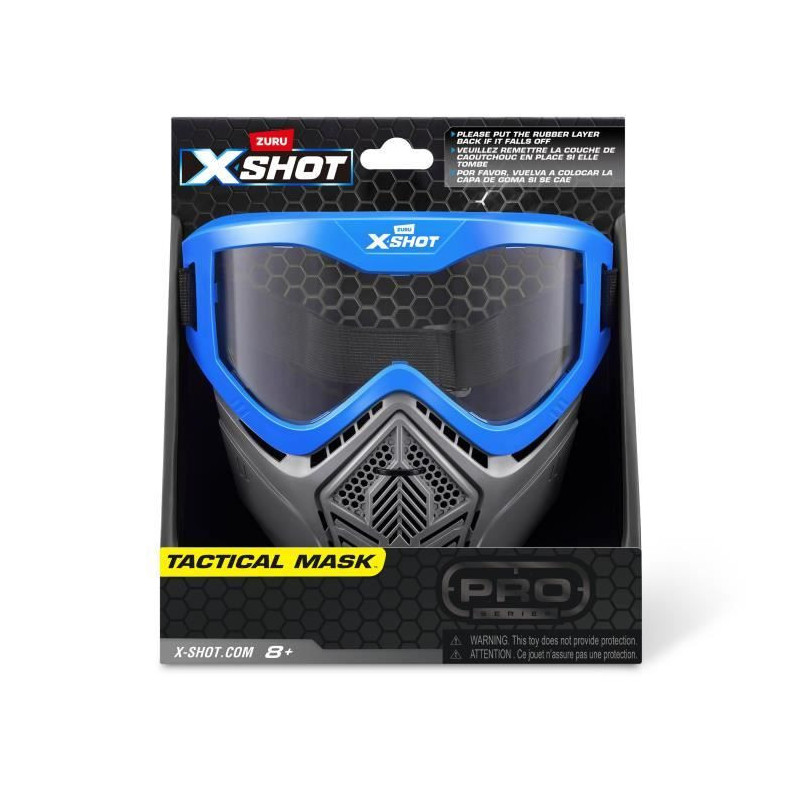 Accessory - ZURU - X-SHOT Excel Blue Mask - Adjustable mask - Stylish