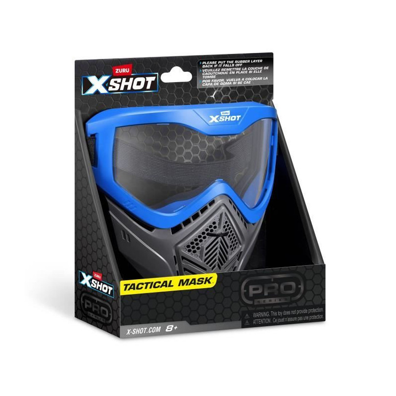 Accessory - ZURU - X-SHOT Excel Blue Mask - Adjustable mask - Stylish
