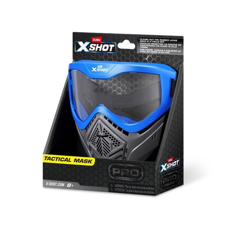 Accessory - ZURU - X-SHOT Excel Blue Mask - Adjustable mask - Stylish