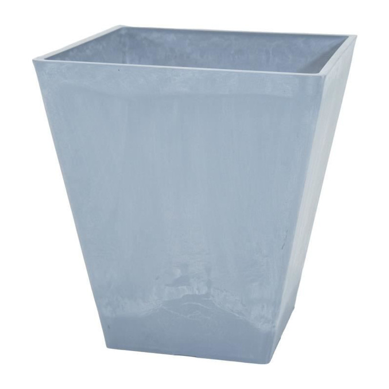 Pot - MEGA COLLECTIONS - Ecostone Square - 41 x 45 cm - Gray