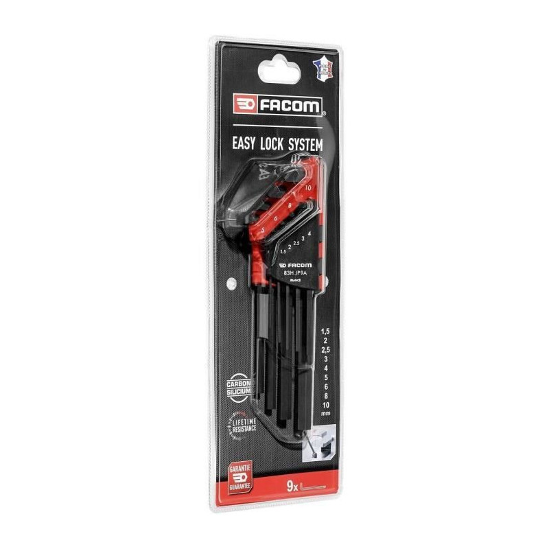 FACOM Set of 9 long male keys