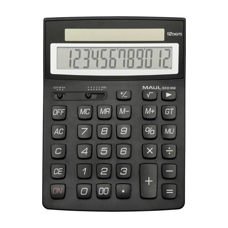 Desktop Calculator - MAUL - ECO 950 - 12 digits - Black