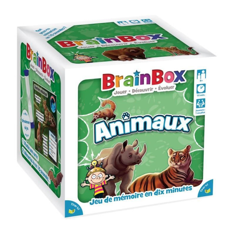 Board game - BrainBox - Animals - Observation and memory game - 1 play