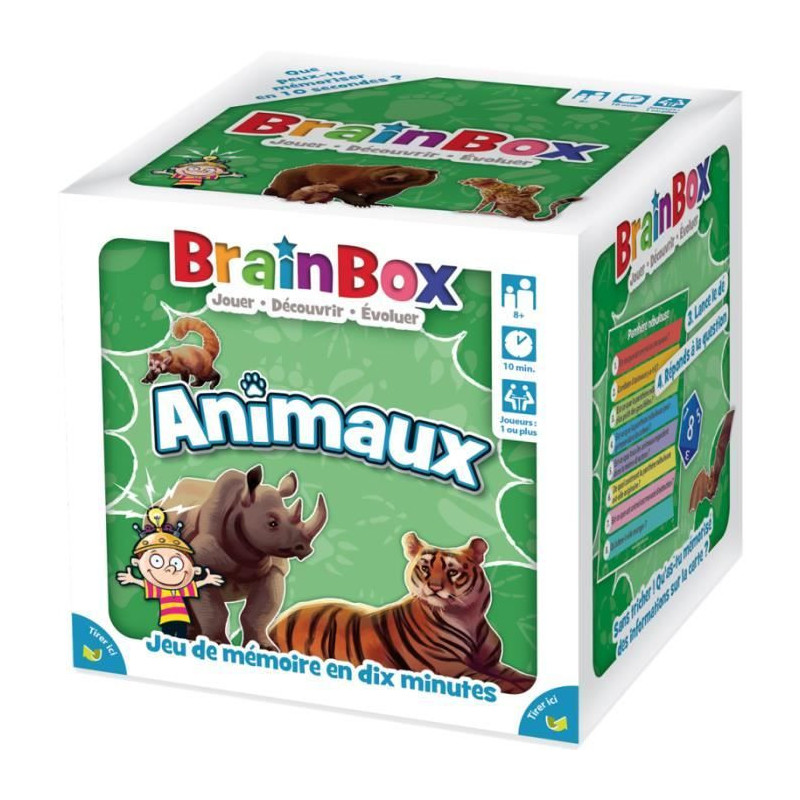 Board game - BrainBox - Animals - Observation and memory game - 1 play