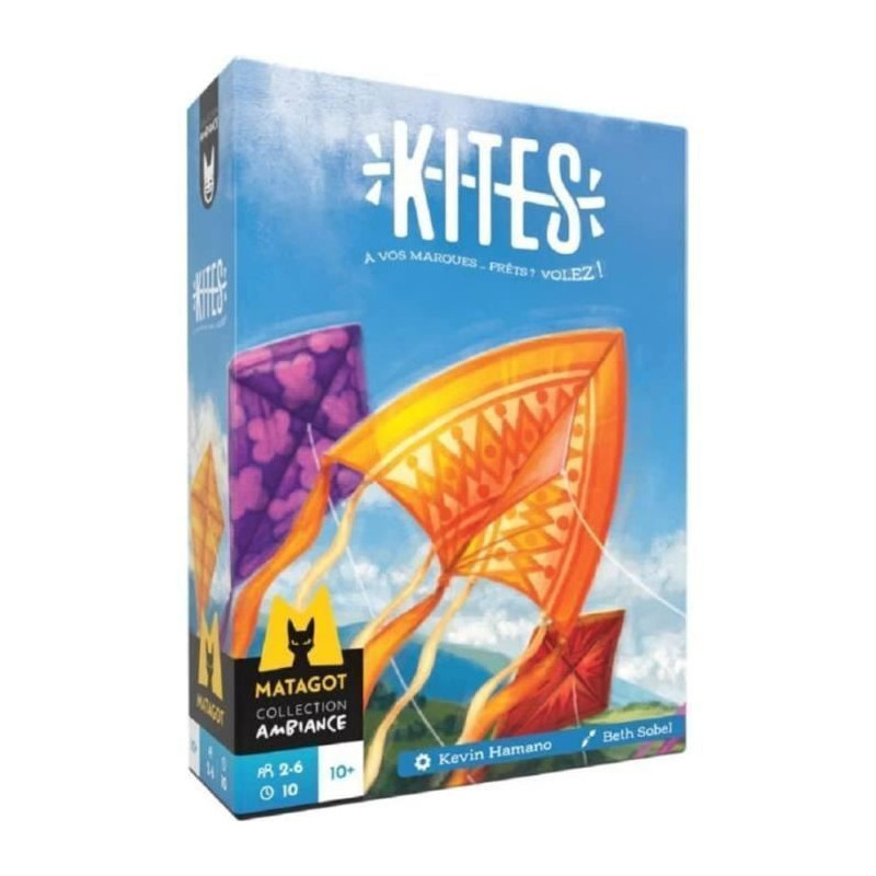 Kites - Asmodee - Kite game - Cooperative card game - Ages 10 and up