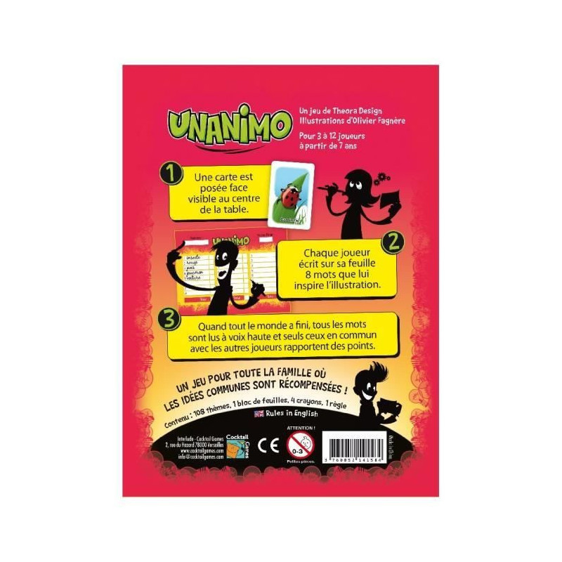 ASMODEE - Unanimo - Board Game - Mixed