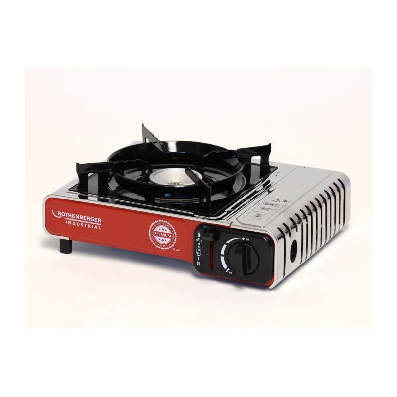 Gas stove - ROTHENBERGER - PREMIUM RS 220 - 2200 W - Grey and black
