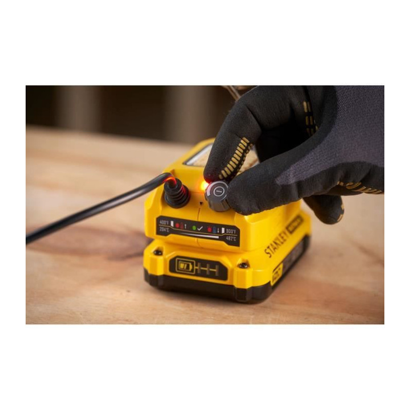 Soldering iron - 18V - 204°C to 484°C - V20 range - STANLEY FATMAX,