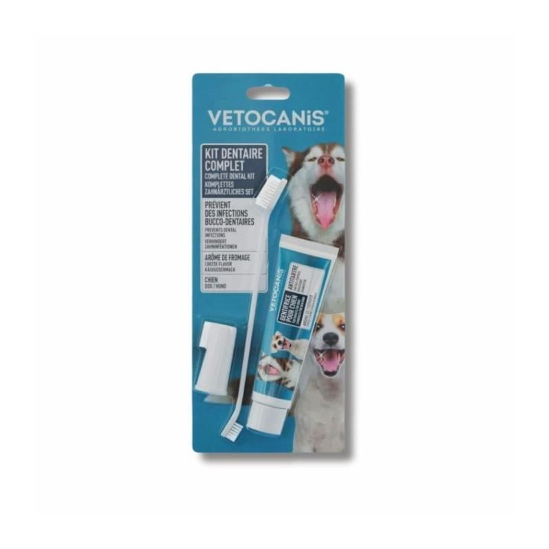 VETOCANIS DENTAL HYGIENE KIT DOG PLAK FIGHTER