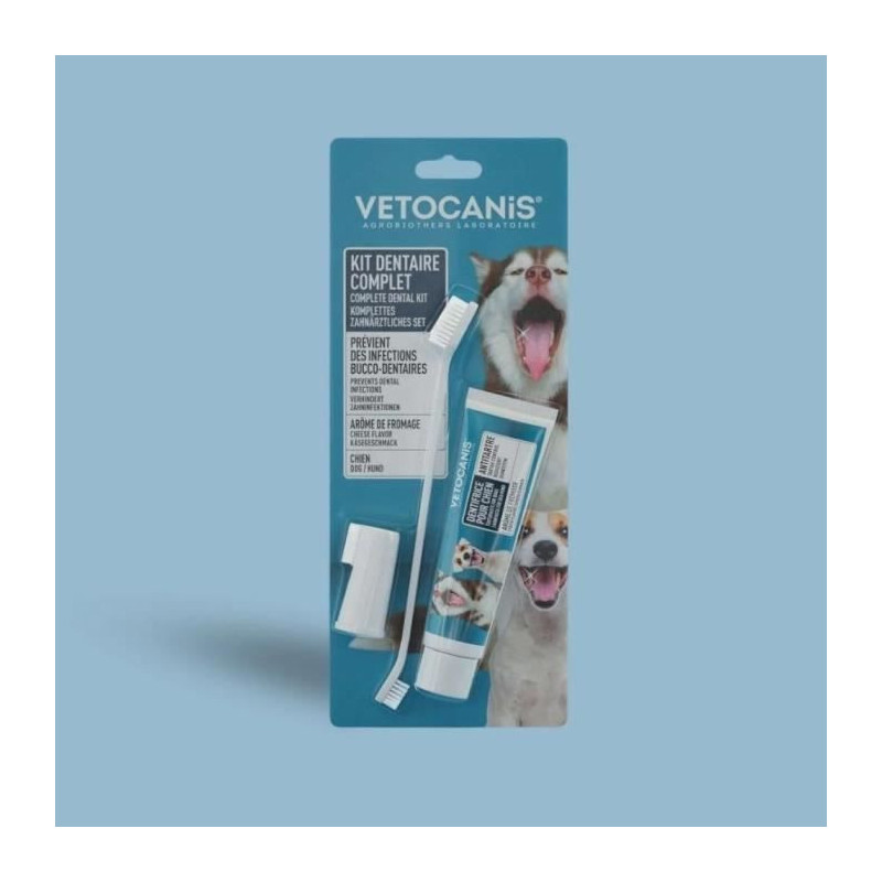VETOCANIS DENTAL HYGIENE KIT DOG PLAK FIGHTER